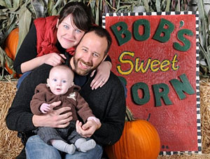 Make this photo opportunity a fall tradition for your family, at the Pumpkin Patch at Bob's Corn, Maze & Pumpkin Patch in Snohomish, Washington, N.E. of Seattle. 
